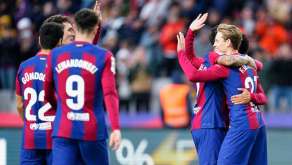 Le Barça célèbre la "goleada"